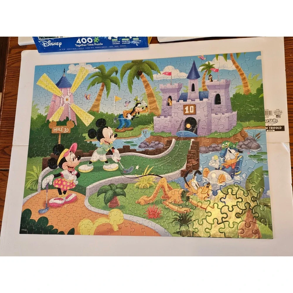 Disney Mickey Mouse Together Time‎ 400 Piece Family Jigsaw Puzzle Ceaco 42343